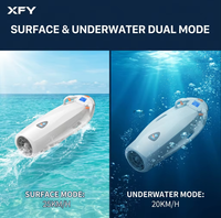 XFY longue batterie électrique 6000W Jet planche de surf mer Scooter sous-marin propulseur double usage eau Scooter 120min autonomie