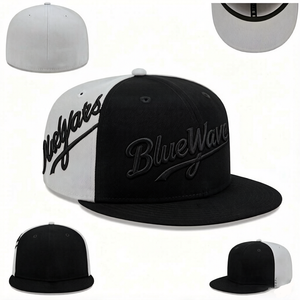 Gorra Deportiva de Lona con Diseño Retro de Equipo, Gorra de Béisbol Ajustada y con Cierre a Presión para Venta al Por Mayor - Product Image 4