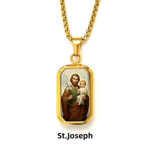Amuleto de San José de GIVELUCK, Colgante para Artículos Religiosos, Recuerdo de Festival - Product Image 2