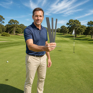SwingPerfect - Tabla de Entrenamiento para Putt de <span class=keywords><strong>Golf</strong></span>, Fibra de Carbono, 3 Unidades, 3 Niveles de Dificultad, Ayuda para Práctica en Interiores - Product Image 5