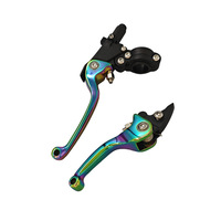 Accessoires pour motos, levier de frein en alliage d'aluminium, ASV F3, levier de frein et d'embrayage pliable résistant aux chocs