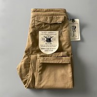 Pantalon de travail rétro pour homme, style streetwear américain, haute qualité, robuste, respirant, coupe slim, taille mi-haute, devant plat, décontracté