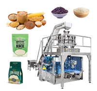 Machine d'emballage automatique industrielle pour granulés, riz, céréales et graines avec balance combinée
