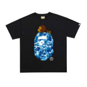 Camiseta de Manga Corta para <span class=keywords><strong>Hombre</strong></span>, Cuello Redondo, Tejido Transpirable, 100% Algodón Ecológico de Alta Calidad, Estampado Sublimado con Diseño de Mono, 2026 1 1 - Product Image 3