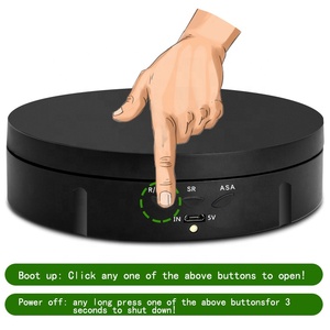 360 độ xoay màn hình bàn xoay với mịn và 3 tốc độ điều khiển có thể sạc lại 14.6cm - Product Image 5