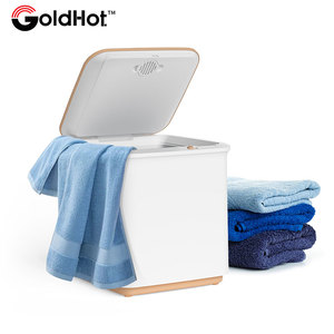 Mini chauffe-serviettes de comptoir à température réglable à 3 niveaux Arrêt automatique Chauffe-serviettes chauffant seau avec réglage de l'heure - Product Image 1