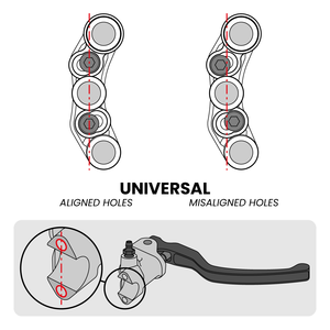 Interruptor de manillar derecho para BMW S 1000 RR (orificios universales) (titanio) - Product Image 2