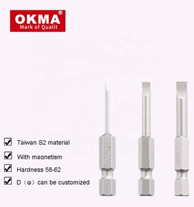 OKMA S2 Industrielle Schraubendreher-Bits Kommerzielle Schlitz-SL 2 4 5 Elektrische CNC-Bearbeitungs bits 65mm Kunden spezifische Bohrer - Product Image 5
