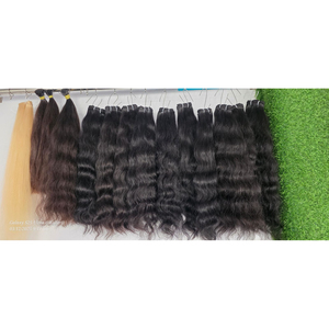 Cabello Humano Virgen al Por Mayor, Ondulado, Doble Trama, Proveedores de Cabello Crudo con Cutícula Alineada, Cabello de un Solo Donante para Trenzas - Product Image 2