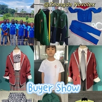 Ensembles d'uniformes sportifs personnalisés en gros pour écoles : polos, pantalons et survêtements pour garçons et filles de primaire