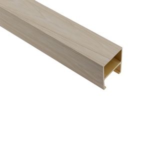 Gerçek ahşap alev geciktirici gergi tavan WPC Panel tavan panelleri gibi görünüyor - Product Image 5