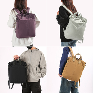 Smooth Zipper <b>Large</b> Capacity Computer Shoulders Bags Unisex Schoolbag <b>Backpack</b> Zipper Casual Business Bag for Sports Travel - Product Image 4