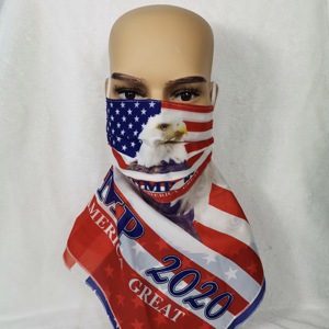 Logotipo personalizado Diseño de poliéster All Country Masker Protectores faciales multifunción Bufanda cuadrada Bandera nacional - Product Image 4