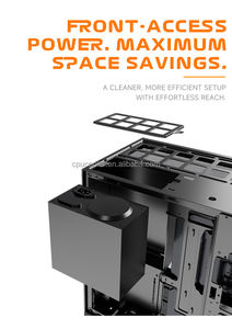 Caja ATX para juegos Jungle Leopard AX-1 Mesh Desktop con vidrio templado de vista lateral y refrigeración por agua. - Product Image 6