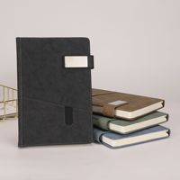 Carnet A5 en PU, couverture rigide avec boucle magnétique, poche, carnet de réunion de bureau, carnet d'enregistrement, logo personnalisé pour entreprise, vente en gros