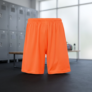 Shorts de bain décontractés pour hommes, taille élastique, mi-haute, 100 % polyester tricoté, broderie - Product Image 3