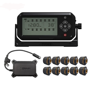 Sistema TPMS de Monitoreo de Presión de Neumáticos Digital de 10 Sensores para Camiones Pesados, Autobuses y Remolques - Product Image 1