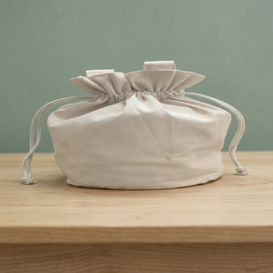 Bolsa de Cosméticos de Algodón con Cordón para Mujer, Bolso de Mano de Tela Suave para Viajes y Uso Diario, Hecho en India - Product Image 5