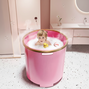 <span class=keywords><strong>Bañera</strong></span> Plegable para Personas Mayores y Niños, Personalizable, Duradera, Portátil, Multifuncional, Productos para Baño, Natación y Ducha - Product Image 1