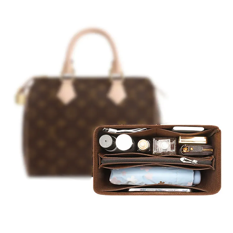 Бесплатный образец, косметическая роскошная сумка-тоут, сумка-Органайзер, вставка, органайзер для сумок