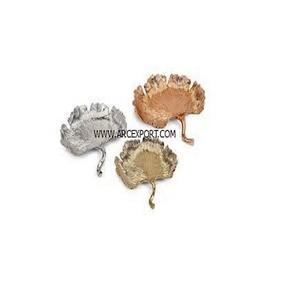 Ensemble de 3 plateaux de table design fantaisie, plateau de service pour fruits secs, plateau décoratif de qualité supérieure pour le service des aliments et des fruits - Product Image 1