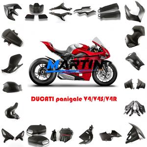 Kit de carénage en fibre de carbone sèche Ducati V4 Panigale V4, modèle Hongyuan, noir, pour Ducati V4/V4S/V4R - Product Image 2