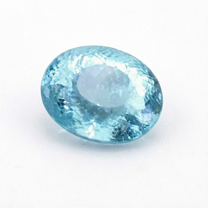 Piedra Preciosa Certificada SGARIT, Precio de Fábrica al por Mayor, Turmalina Paraiba Natural Azul de Corte Ovalado de 4.27ct, Piedra Suelta para Joyería - Product Image 1