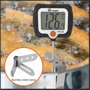 즉시 읽기 디지털 고기 및 사탕 오븐 온도계 BBQ 용 시럽 용 방수 냄비 클립 및 주방 LCD 디스플레이 - Product Image 3