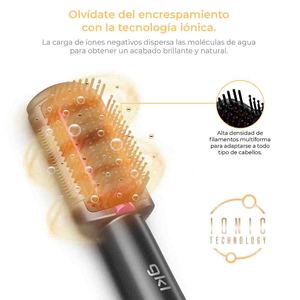 Topazslide Electric Hair Styling <b>Brush</b> 500W 3 Heat Settings For <b>Smooth</b> Blowout - Product Image 4