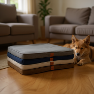 Tappetino per Animali Domestici Super Morbido in Spugna Cristallina 5cm 65*95*5cm Grigio Scuro Tappetini e Materassini per Animali di Alta Qualità - Product Image 3