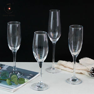 Flûtes <span class=keywords><strong>à</strong></span> champagne en verre de 220 ml, personnalisables avec logo gravé, en gros, pour mariage et restaurant - Product Image 5