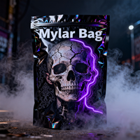 Hot Sale Smell Proof 14g VMPET Mylar Bag Heat Sealable Resealable Pouch for Long Shelf Life Storage of Spices and Tea Leaves