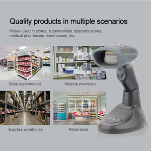 في المخزون بسعر الجملة ماسح ضوئي تلقائي للرمز الشريطي قارئ QR مع قاعدة شحن للمستودع - Product Image 6