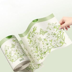 Huamaohengchun Drawstring Tear-Free Separated Plastic Can Liner for Bathroom Office Home Bedroom <b>Small</b> Garbage <b>Basket</b> Bags - Product Image 6