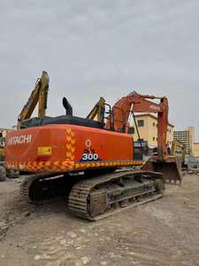 รถขุดไฮดรอลิกแบบตีนตะขาบ Hitachi ZX300-6A พร้อมเครื่องยนต์ Isuzu ควบคุมด้วย PLC และปั๊ม Hitachi ชั่วโมงการทำงานต่ำ - Product Image 4