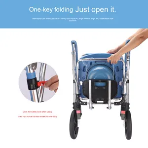 Chaise de douche réglable en aluminium pour salle de bain blanche Chaise de bain pour personnes âgées et handicapées - Product Image 2