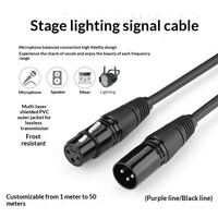 Câble DMX512 3 broches XLR mâle femelle, éclairage de scène, câble de signal professionnel pour projecteur PAR, tête mobile, mélangeur, microphone, amplificateur