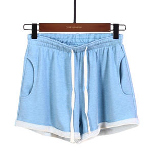 Vente en gros de shorts de qualité supérieure pour femmes et garçons en coton doux <span class=keywords><strong>rose</strong></span> shorts de sport d'entraînement pour femmes - Product Image 3
