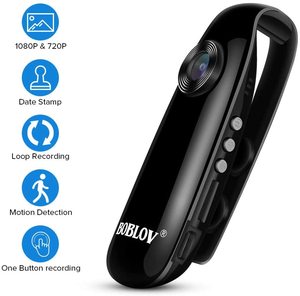 Boblov New Arrival idv007 1080P HD up 128GB Xách Tay Nhỏ Bảo Vệ An Ninh Cam Mimi Cơ Thể Mặc Máy Ảnh Cho Giảng Dạy Bài Giảng - Product Image 2