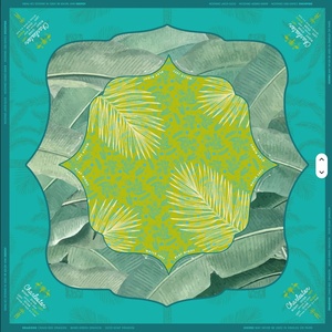 Tapete de Mahjong Americano de Lujo Moderno, Diseño de Flores y Pájaros en Acuarela, Antideslizante, Plegable, Portátil, Impresión Personalizada - Product Image 4
