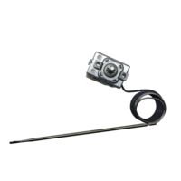 Contrôleur de température mécanique automatique électrique réglable 250V pour four et garage, thermostat capillaire métallique