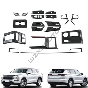 WZXD Carbon Fiber Style Decor Interior Kit <b>Cover</b> Trim Dash Board <b>Window</b> Switch AC Vent Gear <b>Cover</b> for 2023 - Product Image 2