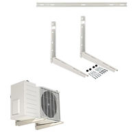 Soporte de pared universal de alta calidad OEM para mini split, plegable, resistente, para aire acondicionado, para exteriores.