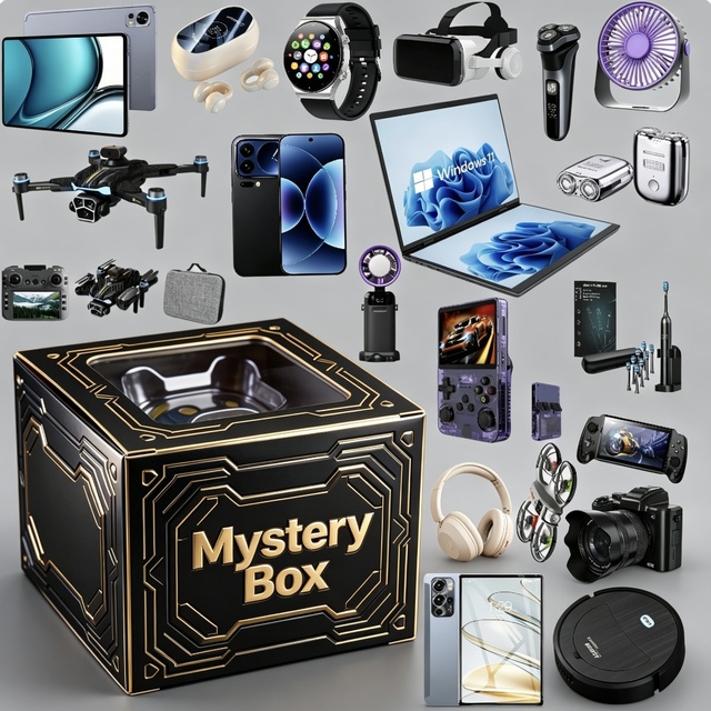 2-Pieces Wholesale Mystery Box Electronics Smart Phone 5G Smartphone Gaming Console Smartwatch Random Surprise Gift Blind Box