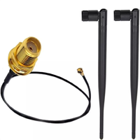 Offre Spéciale GSM GPS Antenne Wifi omnidirectionnelle S-MA Gummi Stick Antenne 600mhz Til 2700mhz 5g Wifi Kabel Wifi Booster Antenne