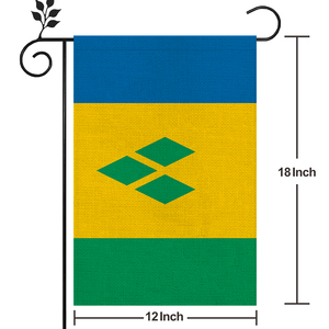 Best-seller Saint <span class=keywords><strong>Vincent</strong></span> et les Grenadines Cour Jardin Drapeau Atmosphère Unique Décoration Peut Être Personnalisé 18*12 In - Product Image 5