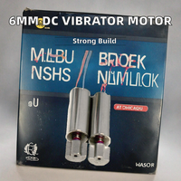 6mm 0615 3V DC gebürsteter mikro exzentrischer R3.0 * 4.5 Magnet vibrator motor Cqcowell 0,17 W 8200 U/min für PCB-und mobile Anwendungen