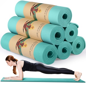 Bstar Miska Custom Logo <b>Printed</b> <b>Extra</b> <b>Large</b> Eco-Friendly Yoga Mat 4mm Non-Slip 180cm Nature Rubber with Carrying Bag - Product Image 1