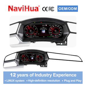 หน้าจอแสดงผล Navihua สำหรับรถยนต์ VW Volkswagen Touran L ปี 2016-2022 อัพเกรดหน้าจอ LCD ระบบ Linux รองรับ Carplay มาตรวัดความเร็วแบบดิจิตอล - Product Image 2