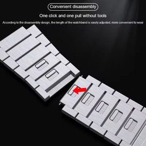 Cinturino di Alta Qualità con Fibbia Magnetica in Acciaio Inossidabile per Apple Watch Ultra3, Bracciale di Lusso in Metallo per Smartwatch - Product Image 5